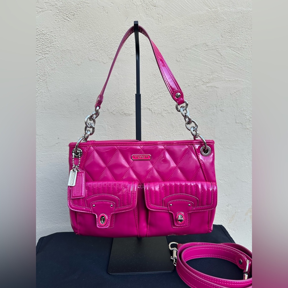 💕EUC Y2K  Coach Poppy Liquid Gloss Legacy Hippie F18678💕